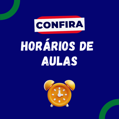 HORÁRIOS DE AULAS 2023