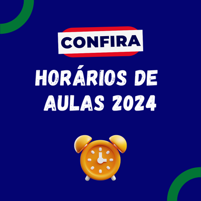 HORÁRIOS DE AULAS 2023