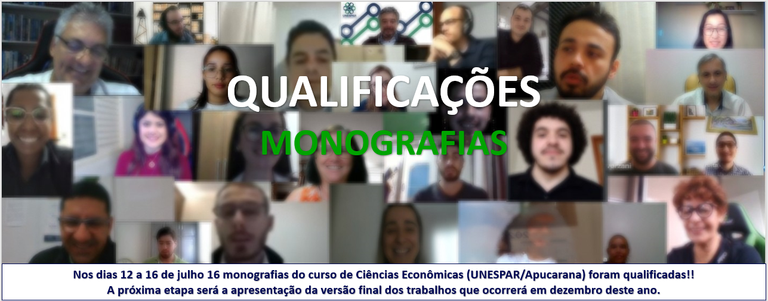 Qualificações de Monografias UNESPAR/Apucarana