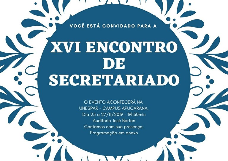 XVI Encontro de Secretariado
