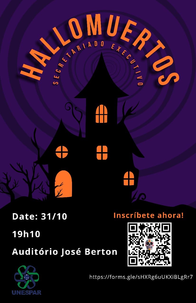 Curso de Secretariado Executivo promove 4ª edição do Evento "HALLOMUERTOS"