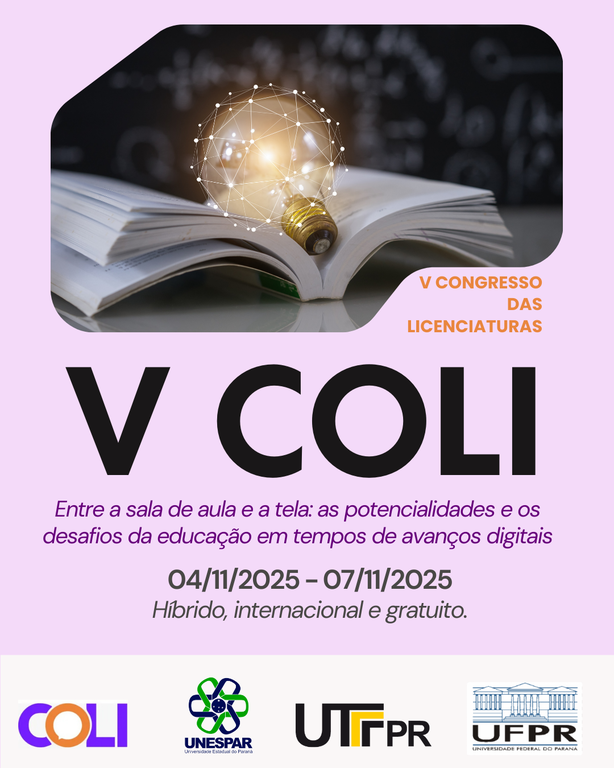 Evento internacional, híbrido e gratuito.