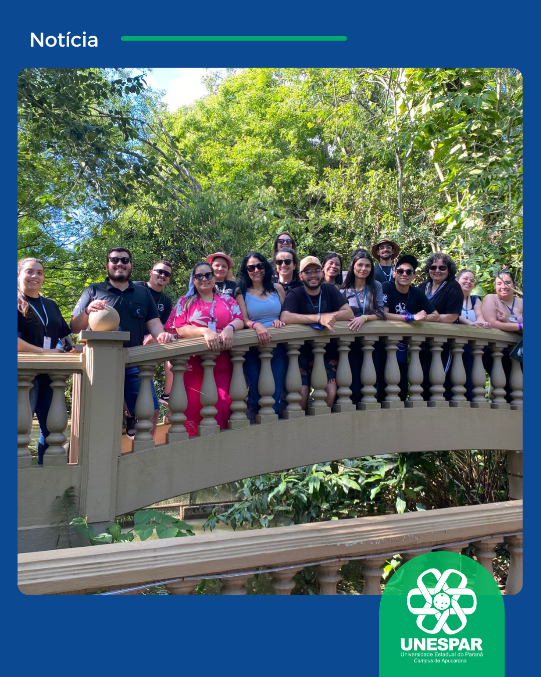 Acadêmicos de Turismo e Negócios da Unespar Campus de Apucarana realizam visita técnica ao Jurema Águas Quentes