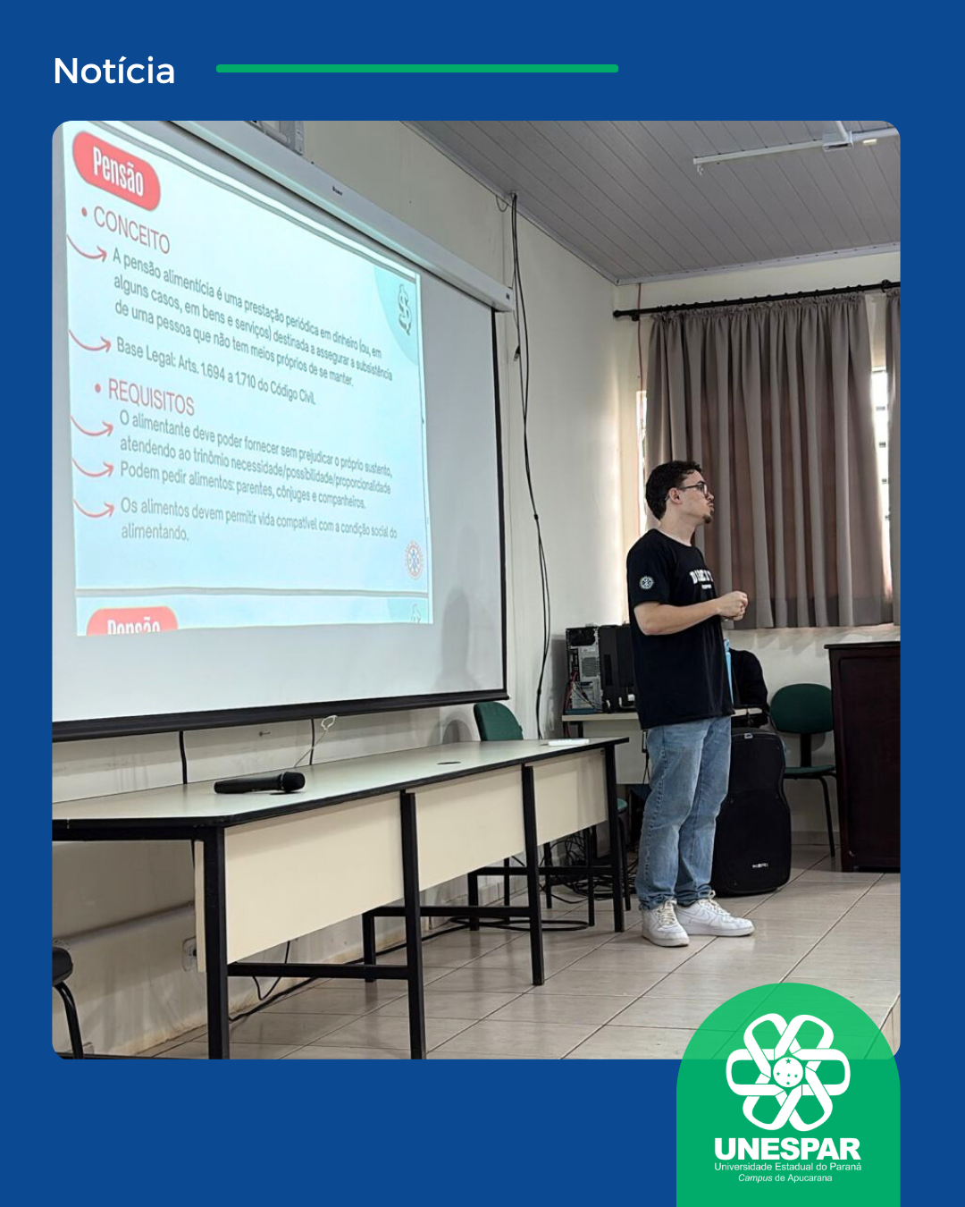 Acadêmicos do Curso de Direito da Unespar - Campus de Apucarana participam do projeto de extensão “Português para Estrangeiros”