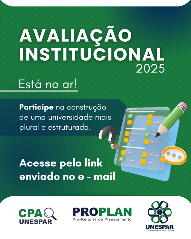 Avaliação Institucional já está disponível