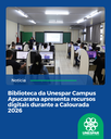 Biblioteca da Unespar Campus Apucarana apresenta recursos digitais durante a Calourada 2026