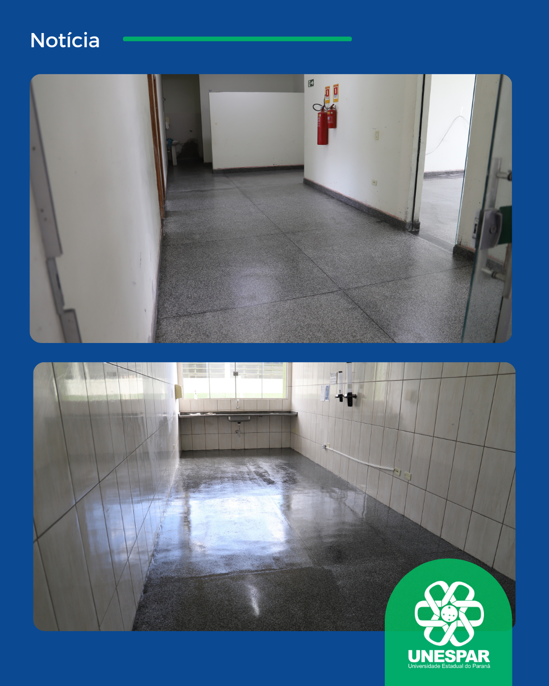 Campus de Apucarana passa por obras de revitalização e ampliação de espaços acadêmicos