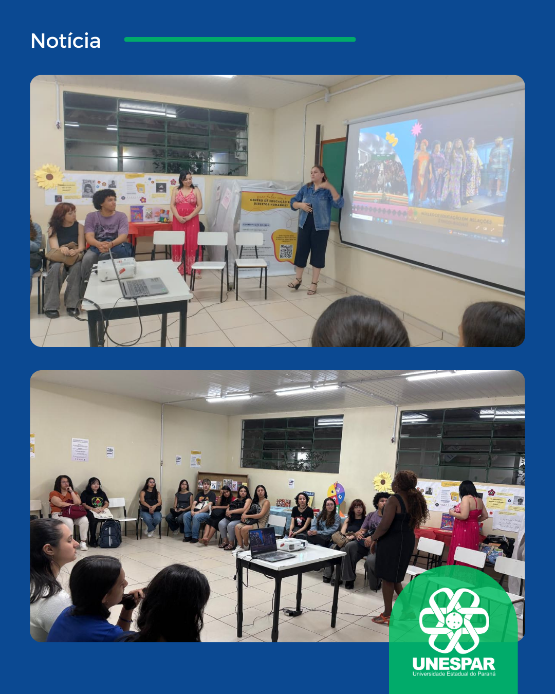 CEDH da Unespar Apucarana apresenta ações de direitos humanos durante a Calourada 2026