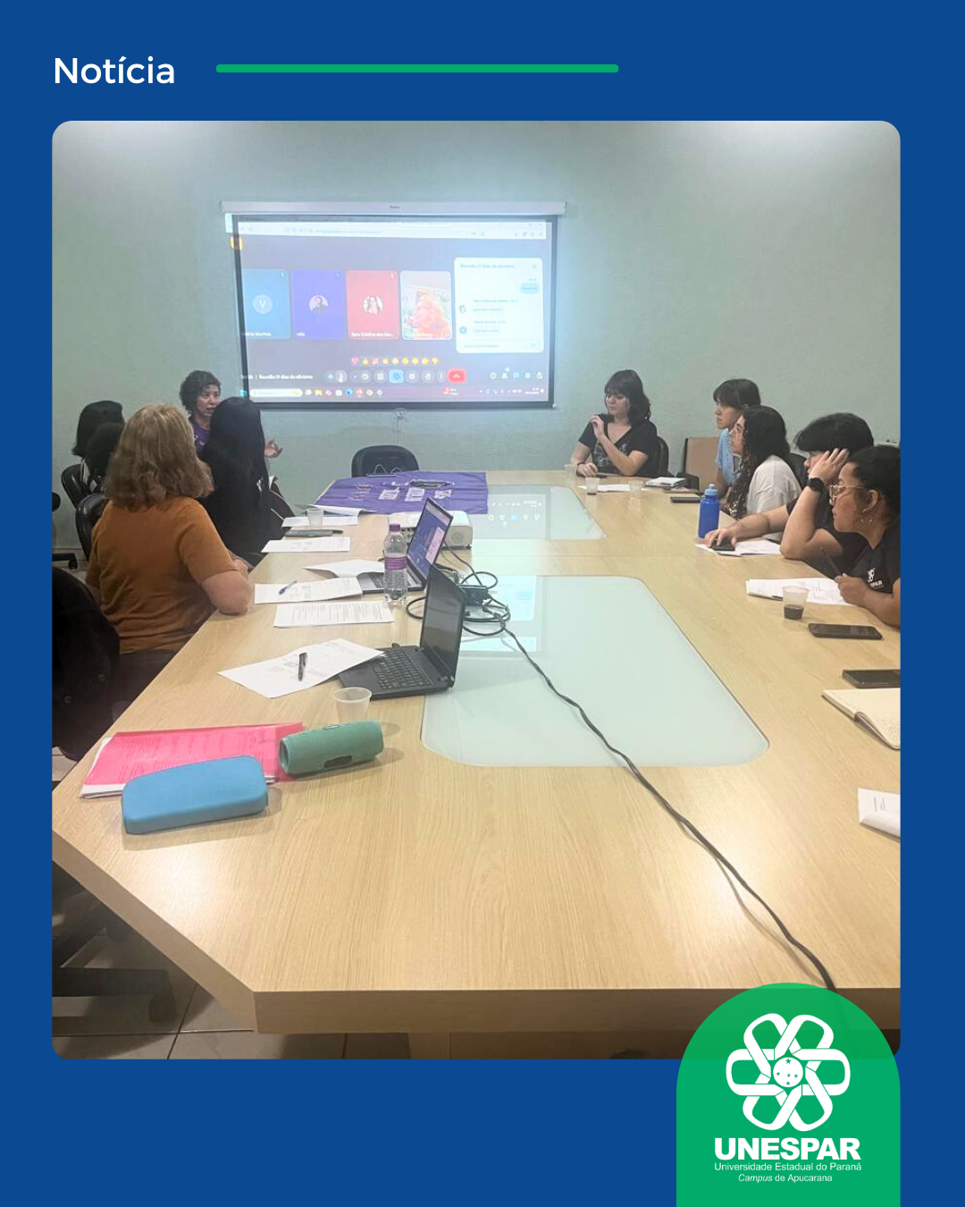 CEDH/Unespar Apucarana realiza reunião de planejamento dos 21 Dias de Ativismo pelo Fim da Violência contra as Mulheres