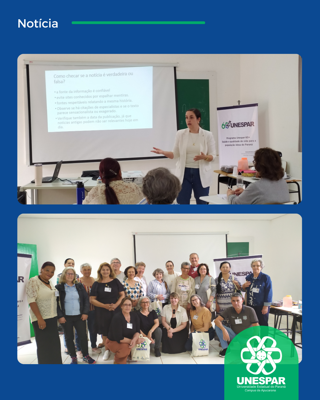 Colegiado de Letras Português promove três minicursos no primeiro ano da UNAPI