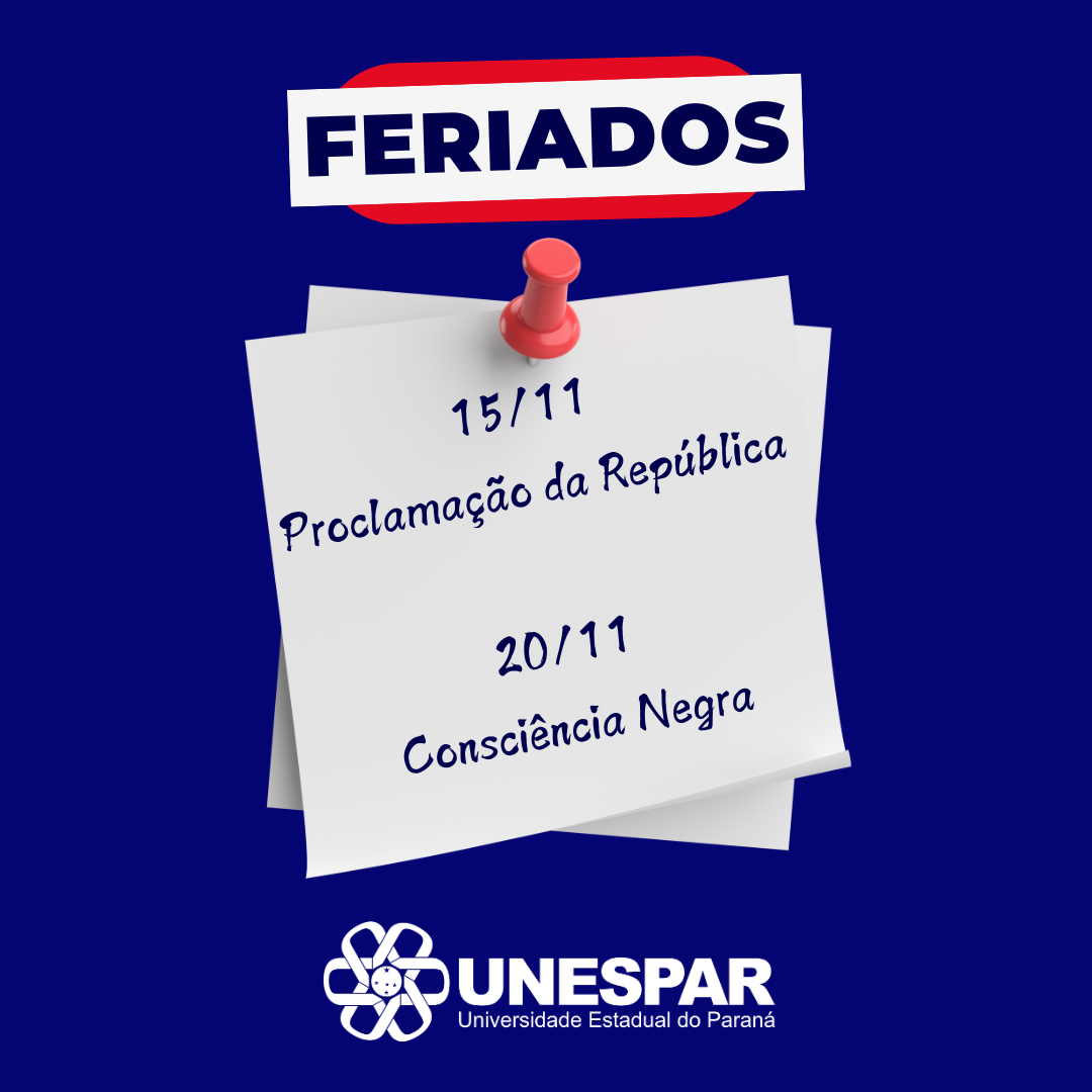 Comunicado - Feriado