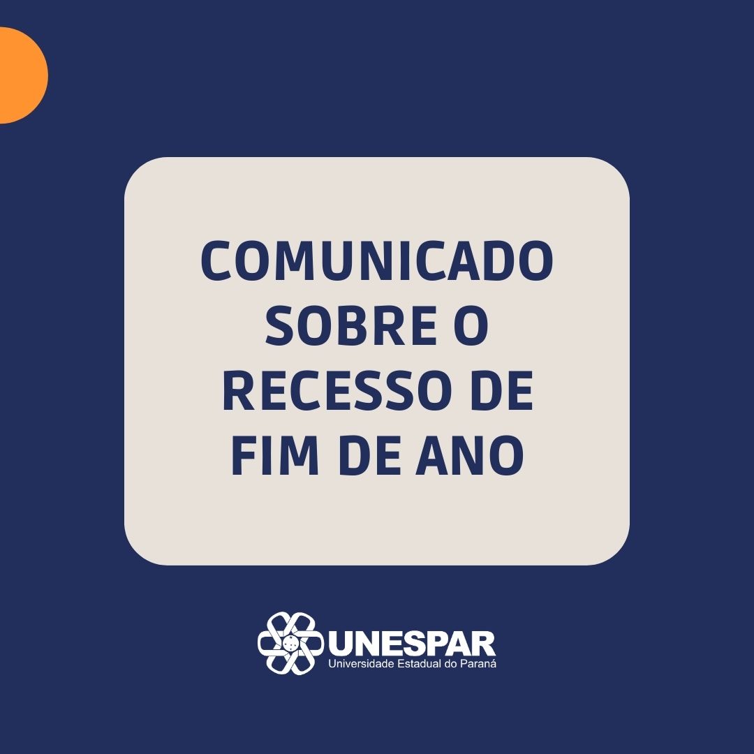 COMUNICADO - Recesso de Fim de Ano