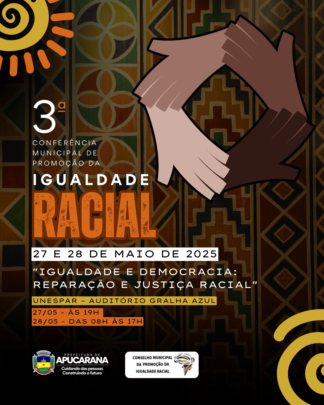 Conferência Municipal de Promoção da Igualdade Racial será realizada na próxima semana na UNESPAR - Campus de Apucarana