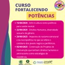 Curso “Fortalecendo Potências” promove debates sobre juventudes, saúde mental, direitos humanos e antirracismo