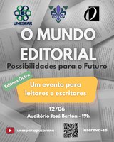 Evento de extensão será realizado em 12 de junho no auditório José Berton, com transmissão ao vivo pelo YouTube