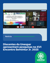 Discentes da Unespar apresentam pesquisas no XVI Encontro Semintur Jr. 2025