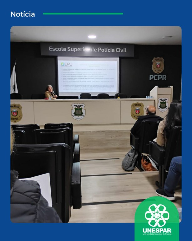 Docente da Unespar participa de evento sobre tráfico humano
