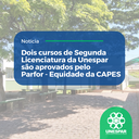 Dois cursos de Segunda Licenciatura da Unespar são aprovados pelo Parfor - Equidade da CAPES