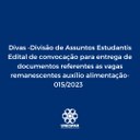 Edital nº 014/2023 – PROPEDH/DAE/DivAs - convocação