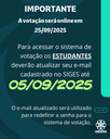 Eleições 2025: Edital 002/2025-Comissão Eleitoral divulga a relação de candidatos(as) inscritos(as)
