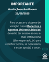 Eleições 2025: Edital 002/2025-Comissão Eleitoral divulga a relação de candidatos(as) inscritos(as)