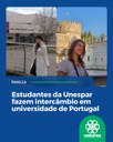 Estudantes da Unespar fazem intercâmbio em universidade de Portugal Estudantes da Unespar fazem intercâmbio em universidade de Portugal