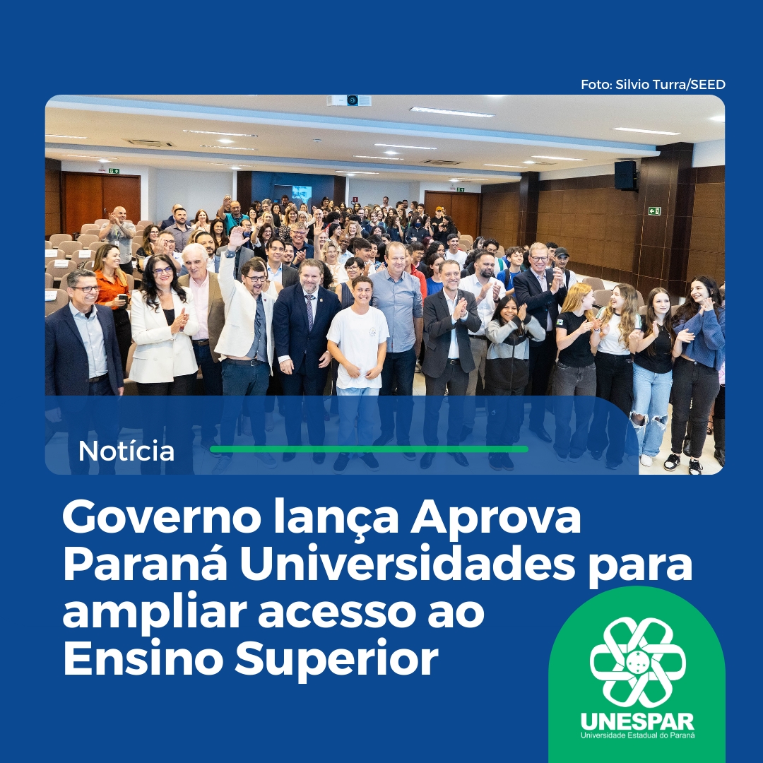 Governo lança Aprova Paraná Universidades para ampliar acesso ao Ensino Superior