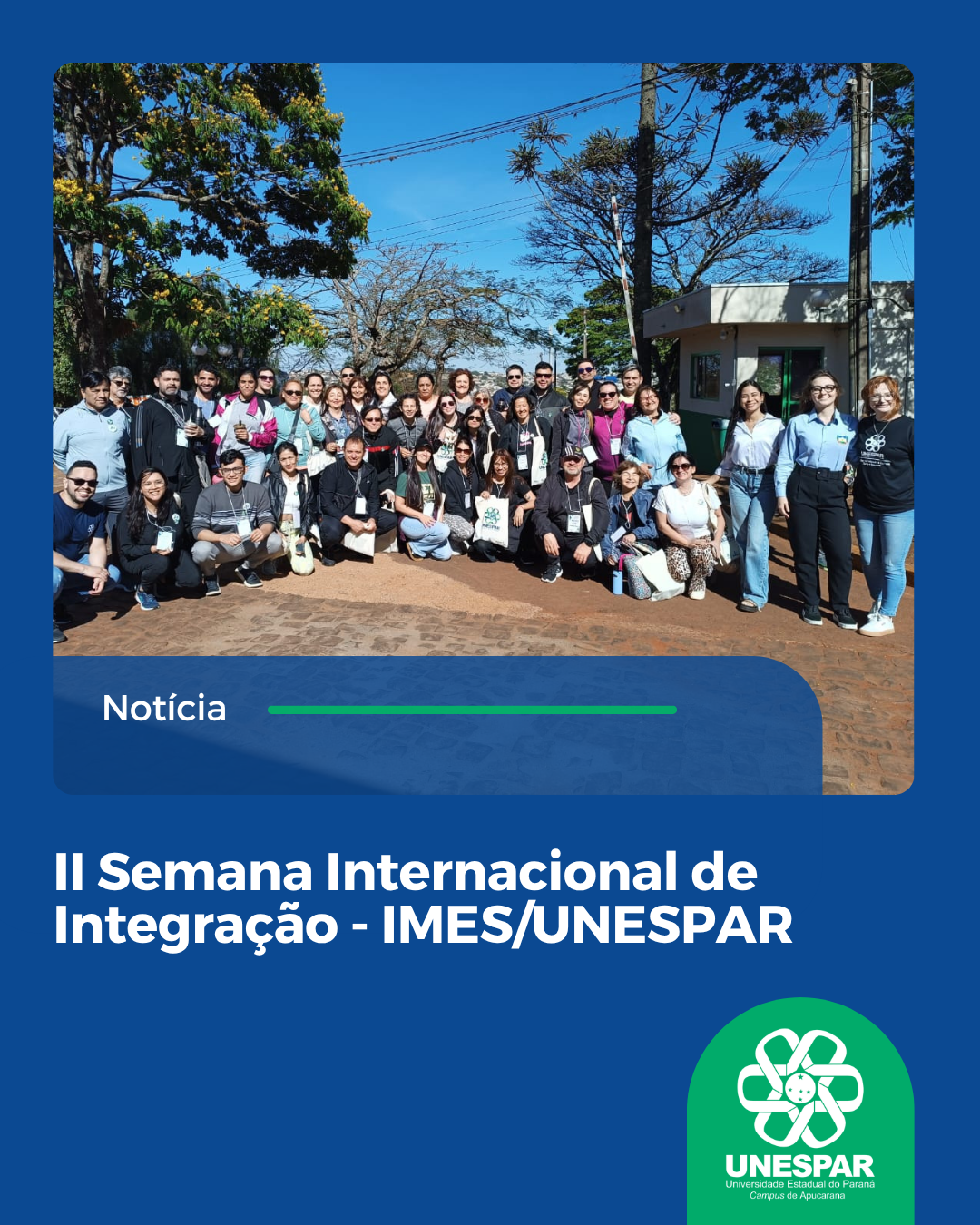 II Semana Internacional de Integração - IMES/UNESPAR