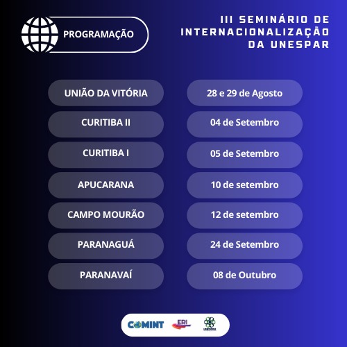 III Seminário de Internacionalização percorrerá todos os campi até outubro