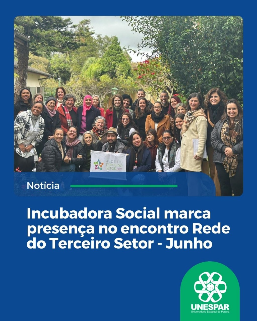 Incubadora Social marca presença no encontro Rede do Terceiro Setor - Junho