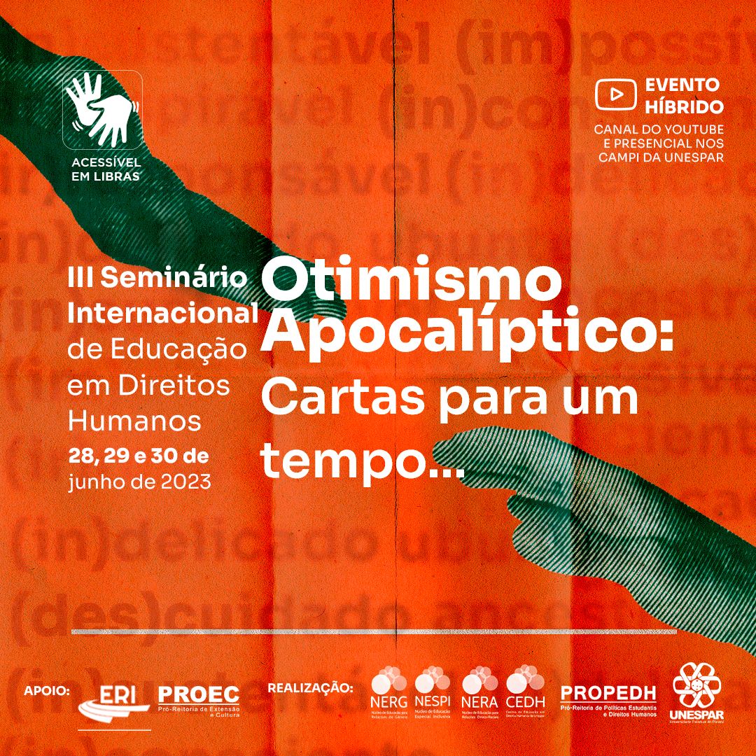 Inscrições abertas para III Seminário Internacional de Educação em Direitos Humanos