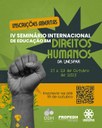 Inscrições abertas para IV Seminário Internacional de Direitos Humanos