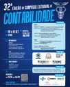 Inscrições abertas para o 32º Simpósio Estadual de Contabilidade – dias 9 e 10 de setembro Inscrições abertas para o 32º Simpósio Estadual de Contabilidade – dias 9 e 10 de setembro