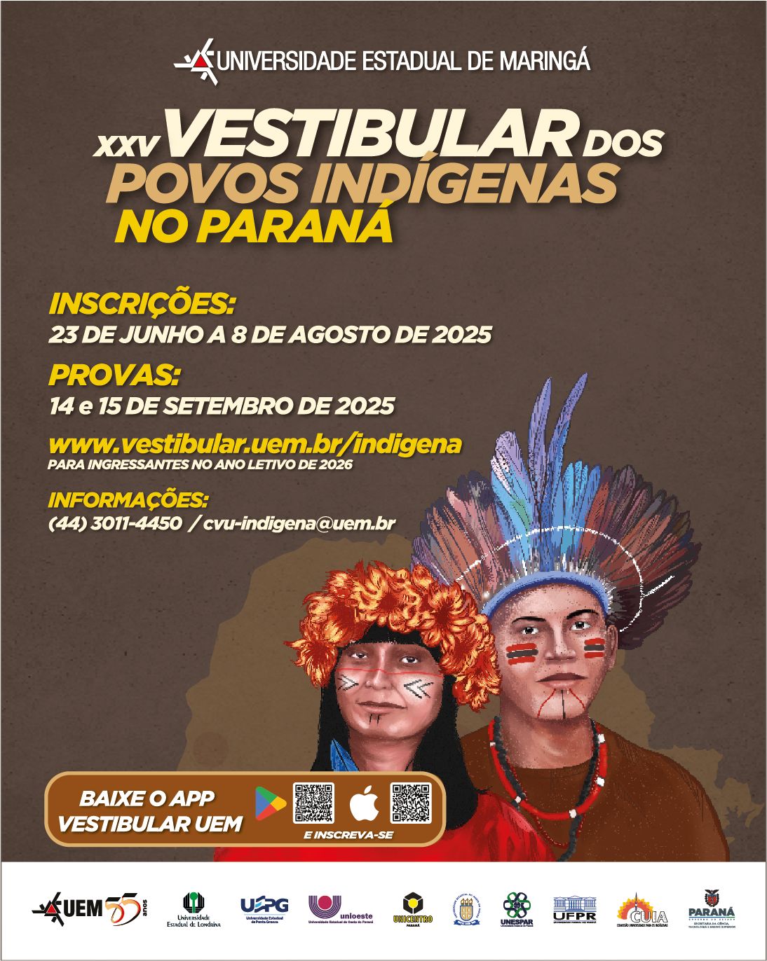 Inscrições para Vestibular dos Povos Indígenas iniciam em 23 de junho