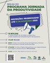 Inscrições prorrogadas para bolsa do Programa Jornada da Produtividade, do Senai, em parceria com a Unespar