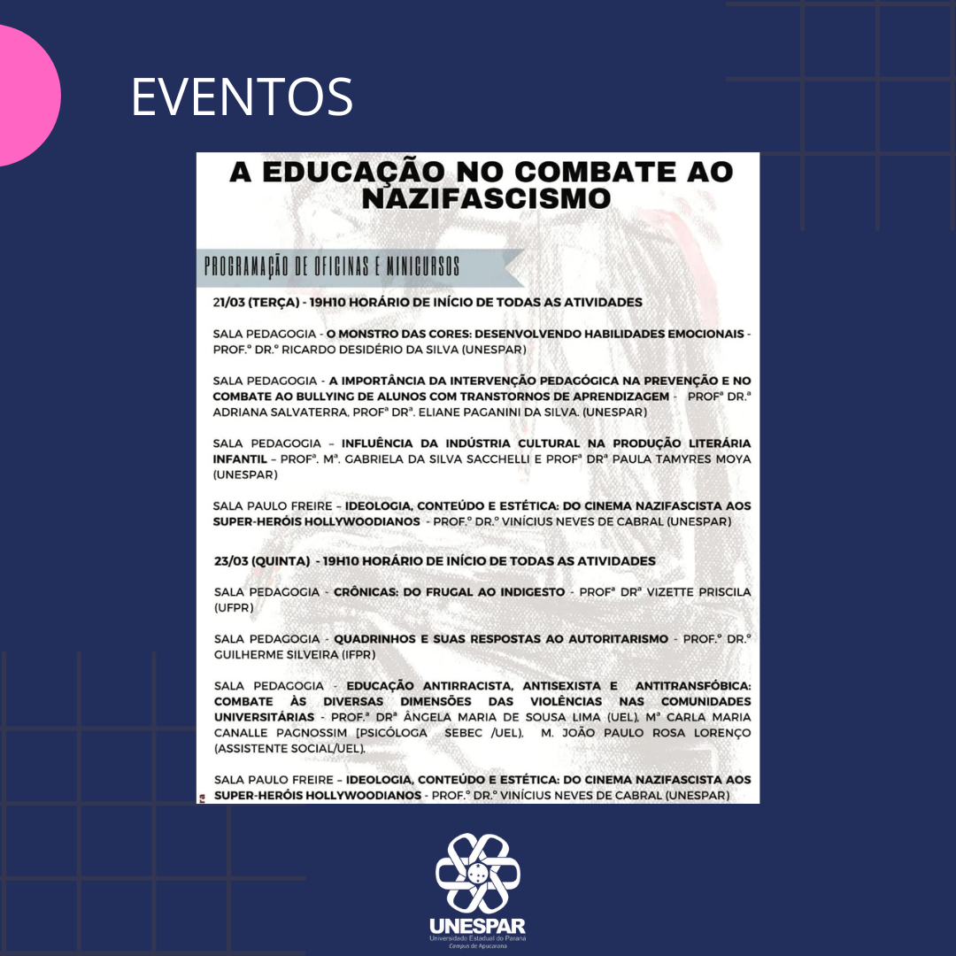 JORNADA DE RECEPÇÃO E INTEGRAÇÃO DISCENTE DO CURSO DE PEDAGOGIA