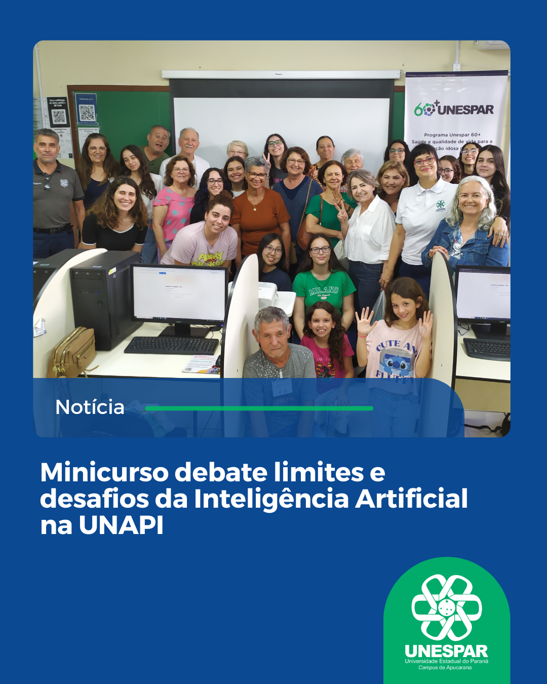 Minicurso debate limites e desafios da Inteligência Artificial na UNAPI