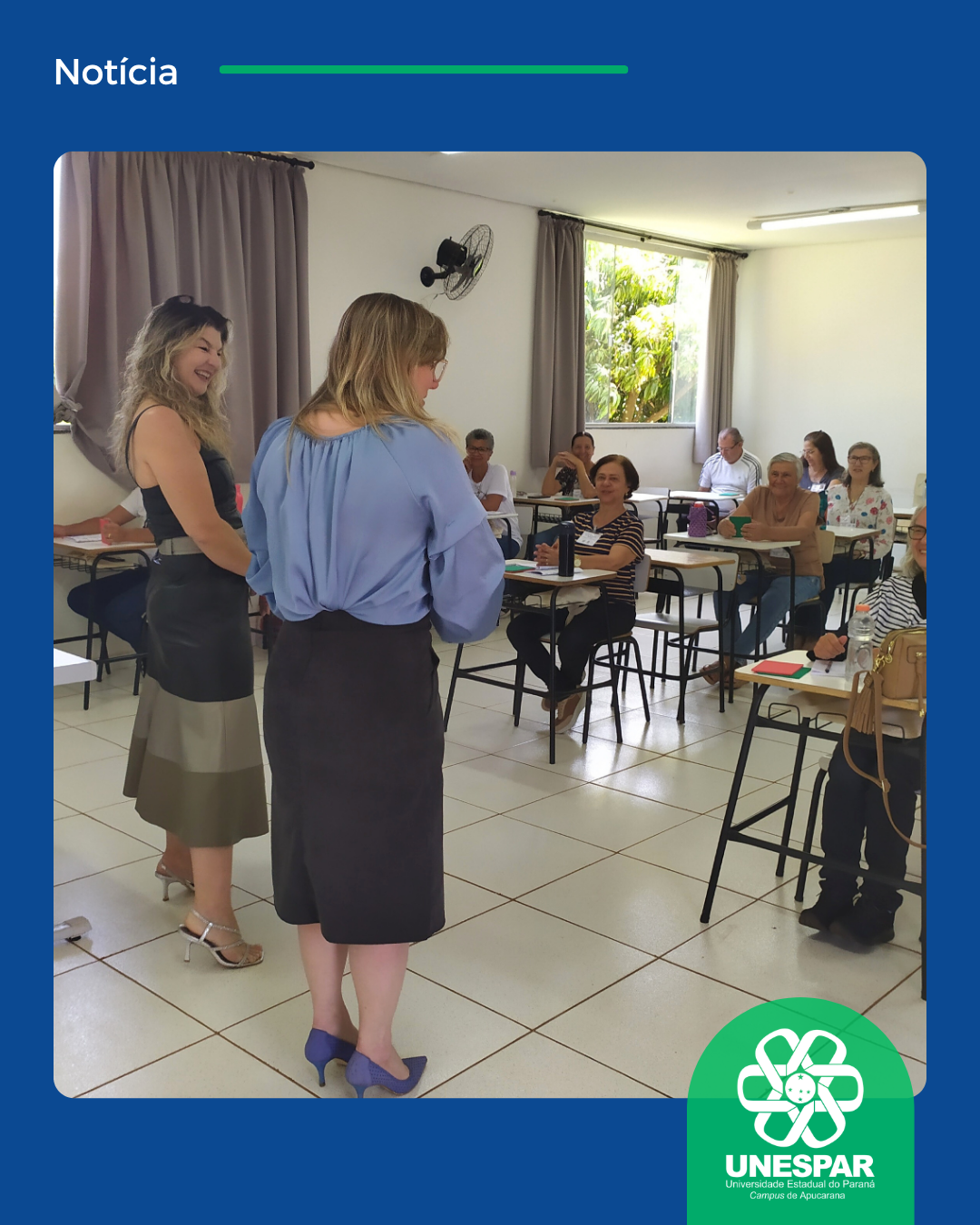 UNAPI promove minicurso sobre o Estatuto da Pessoa Idosa na Unespar – Campus de Apucaran