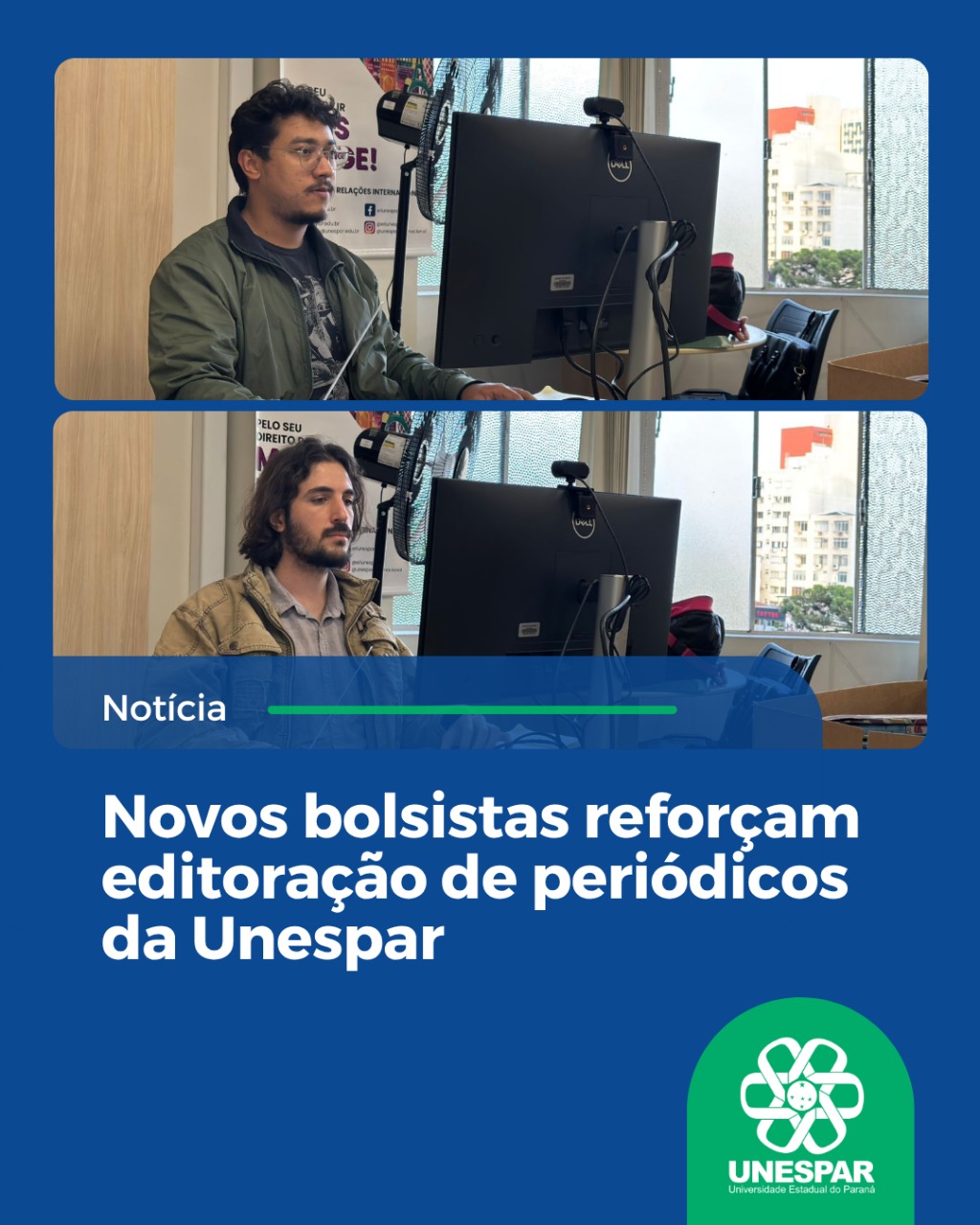 Novos bolsistas reforçam editoração de periódicos da Unespar