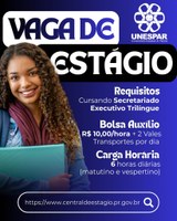 UNESPAR abre vaga de estágio em Secretariado Executivo 
