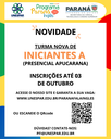 Paraná Fala Inglês oferece nova turma de Iniciantes A em Apucarana