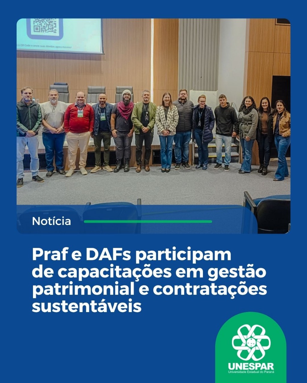 Praf e DAFs participam de capacitações em gestão patrimonial e contratações sustentáveis
