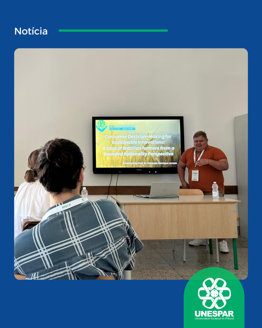 Professor da Unespar participa de fórum internacional na Itália