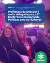 Professora da Unespar é eleita delegada para a 5ª Conferência Nacional de Políticas para as Mulheres