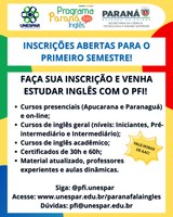Comunidade acadêmica pode se inscrever em cursos gratuitos de inglês acadêmico e turmas de inglês geral com certificação de até 60 horas