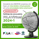 Prorrogação das Candidaturas para o PILA Virtual 2024/1 até 29/10/2023