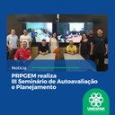 PRPGEM realiza III Seminário de Autoavaliação e Planejamento