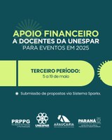 Submissões de propostas, anteriormente feitas via e-Protocolo, agora serão efetuadas por meio do Sistema Sparkx