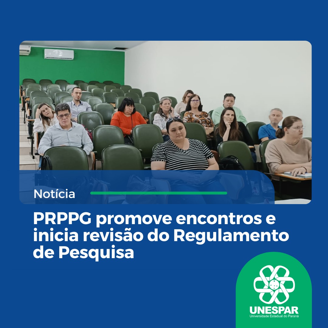PRPPG promove encontros e inicia revisão do Regulamento de Pesquisa