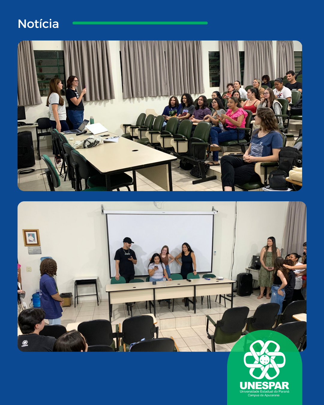 Recepção de Acadêmicos e Ingressantes do Curso de Letras Inglês 2025